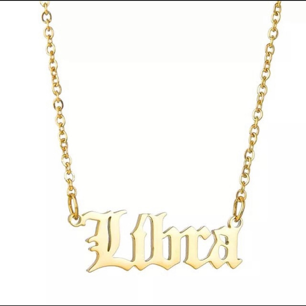 Libra Zodiac Necklace
